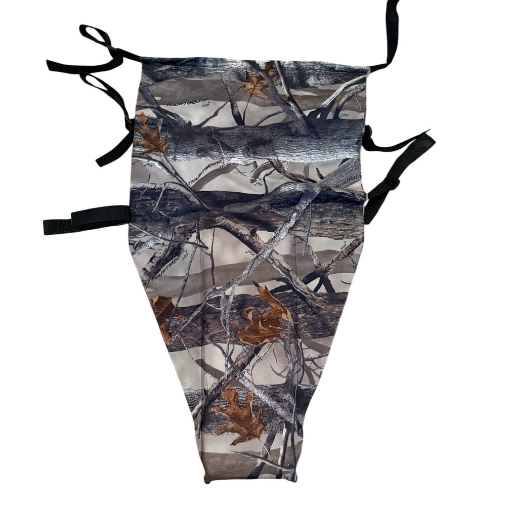 True Timber HD Camo Hunting Seat Pad Tree Stand Cushion With Straps